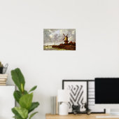 ウィーク・ビジ・デュルステードの風車[1]。ヤコブI ポスター (ホームオフィス)