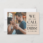 ウィーコールディブス ファニーウェディング セーブザデート (正面)