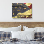 ウィーザピープルフラッグキャンバスプリント キャンバスプリント (インサイチュ (寝室))