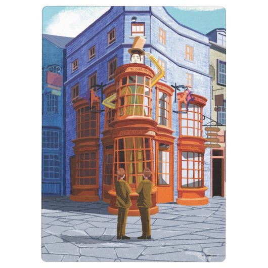 ウィースリーの魔法使い喘息のフレッドとジョージ クリップボード (裏面)