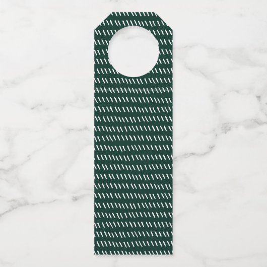 ウィーズメリーボトルパーソナライズされたハンガー ボトルネックタグ (裏面)