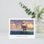 ウィーダーガリー歴史船絵画のはがき ポストカード (スタンド正面)