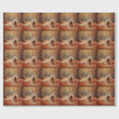 ウィートテリアイン紅葉秋インスパイア ラッピングペーパー (フラット)