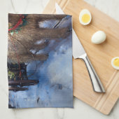 ウィートテリアクリスマスフェスティバルシーズン キッチンタオル (四つ折り)