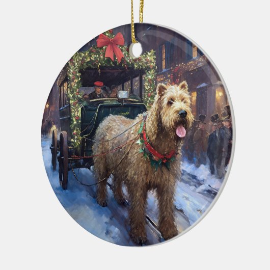 ウィートテリアクリスマスフェスティバルシーズン セラミックオーナメント (左)