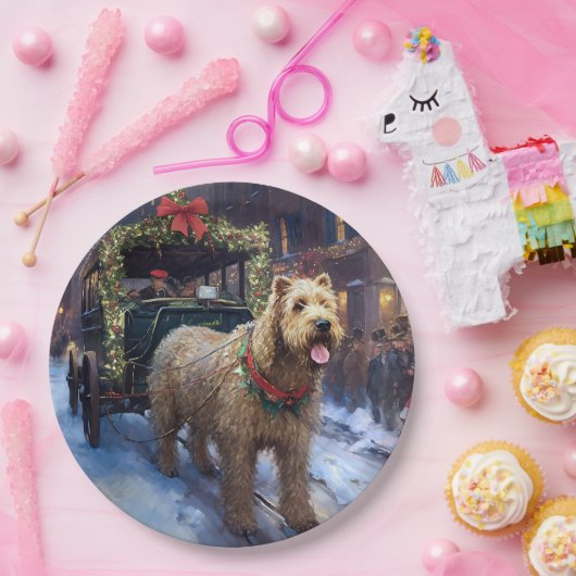 ウィートテリアクリスマスフェスティバルシーズン ペーパープレート (パーティー)