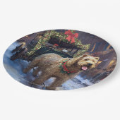 ウィートテリアクリスマスフェスティバルシーズン ペーパープレート (アングル)