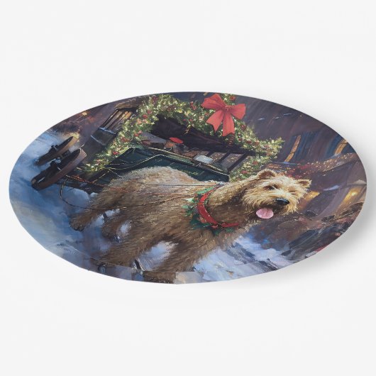 ウィートテリアクリスマスフェスティバルシーズン ペーパープレート (アングル)