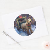 ウィートテリアクリスマスフェスティバルシーズン ラウンドシール (封筒)