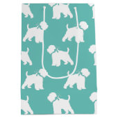 ウィートテリアドッグシルエット ミディアムペーパーバッグ (裏面)