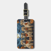 ウィートテリアハロウィン不気味 ラゲッジタグ (正面縦)