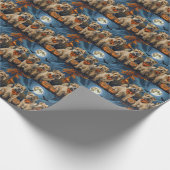 ウィートテリアハロウィン不気味 ラッピングペーパー (角)