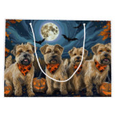 ウィートテリアハロウィン不気味 ラージペーパーバッグ (裏面)