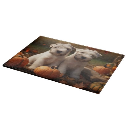 ウィートテリアパピーオータムデライトカボチャ カッティングボード (角)