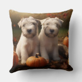 ウィートテリアパピーオータムデライトカボチャ クッション (裏面)