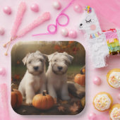 ウィートテリアパピーオータムデライトカボチャ ペーパープレート (パーティー)