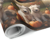 ウィートテリアパピーオータムデライトカボチャ ラッピングペーパー (ロールコーナー)