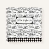 ウィートテリアブラックトイレボンアペティレシピ ノートブック (正面)