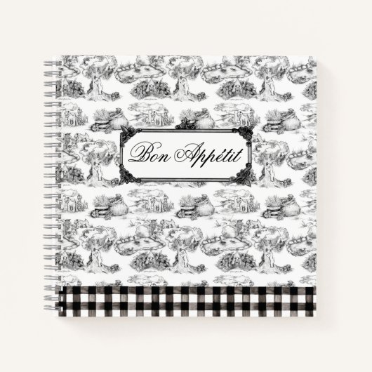 ウィートテリアブラックトイレボンアペティレシピ ノートブック (正面)