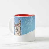 ウィートテリアリナークリスマスマグ ツートーンマグカップ (正面左)