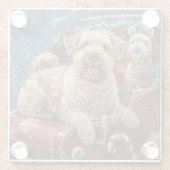 ウィートテリアードッグクリスマスフェスティバル ガラスコースター (裏面)