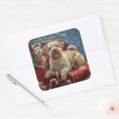 ウィートテリアードッグクリスマスフェスティバル スクエアシール (封筒)