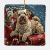 ウィートテリアードッグクリスマスフェスティバル セラミックオーナメント (裏面)