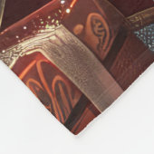 ウィートテリアードッグクリスマスフェスティバル フリースブランケット (角)