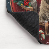 ウィートテリアードッグクリスマスフェスティバル マウスパッド (コーナー)