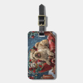 ウィートテリアードッグクリスマスフェスティバル ラゲッジタグ (正面縦)