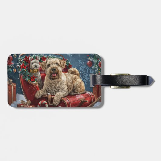 ウィートテリアードッグクリスマスフェスティバル ラゲッジタグ (裏面横)