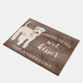 ウィートテリア犬パーソナライズされたドアマット ドアマット (アングル)