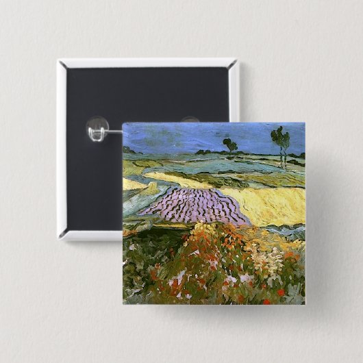 ウィートフィールズニアオーバーズヴァンゴッホファインアート 缶バッジ (正面&裏面)