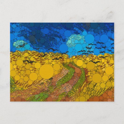 ウィートフィールドとクロースby After Vincent vanゴッホ シーズンポストカード (正面)