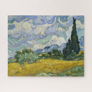 ウィートフィールドとサイプレスVincent Vanゴッホ1889 ジグソーパズル
