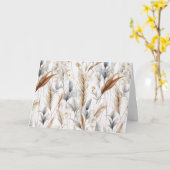 ウィートフィールドのグリーティングカード カード (黄色い花)