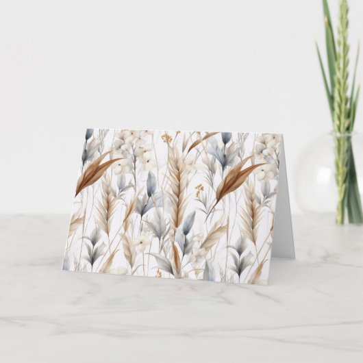 ウィートフィールドのグリーティングカード カード (正面)