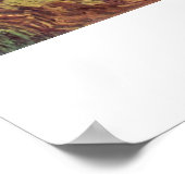 ウィートフィールドの上のカラスbyビンセント・ヴァン・ゴッホ ポスター (角)