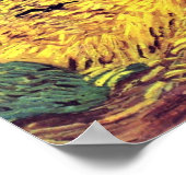 ウィートフィールドの上のカラスbyビンセント・ヴァン・ゴッホ ポスター (角)