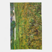 ウィートフィールドアットオーバーズバイビンセント・ヴァン・ゴッホ キッチンタオル (縦)