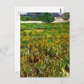 ウィートフィールドアットオーバーズバイビンセント・ヴァン・ゴッホ ポストカード (正面/裏面)