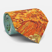 ウィートフィールドウィズサイプレスバンゴッホファインアート ネクタイ (ロール)