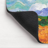 ウィートフィールドウィズサイプレスバンゴッホファインアート マウスパッド (コーナー)