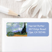 ウィートフィールドウィズサイプレスバンゴッホファインアート ラベル (インサイチュ)