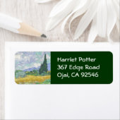 ウィートフィールドウィズサイプレスバンゴッホファインアート ラベル (インサイチュ)