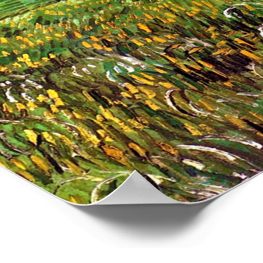 ウィートフィールドオーバーズホワイトハウスヴァンゴッホファインアート ポスター (角)