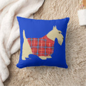 ウィートンスコットランドテリアセーター枕 クッション (ブランケット)