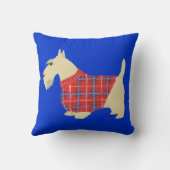 ウィートンスコットランドテリアセーター枕 クッション (裏面)