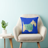 ウィートンスコットランドテリアセーター枕 クッション (椅子)