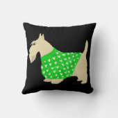 ウィートンスコットランドテリアセーター枕 クッション (裏面)